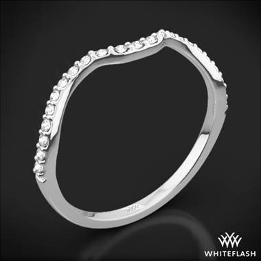 18k White Gold Infinity Diamond Wedding Ring