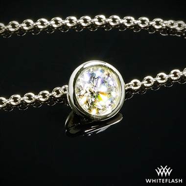 18k White Gold Lucky Diamond Pendant (Setting Only)