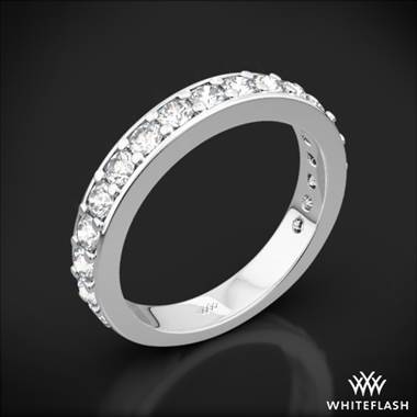 18k White Gold Magnolia Diamond Wedding Ring