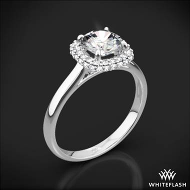 18k White Gold Selene Solitaire Engagement Ring