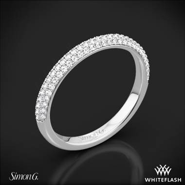 18k White Gold Simon G. LP1935-D Delicate Diamond Wedding Ring