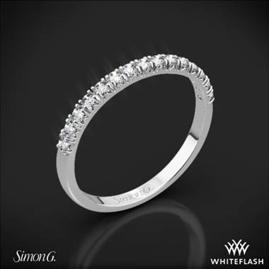 18k White Gold Simon G. MR2132 Passion Diamond Wedding Ring