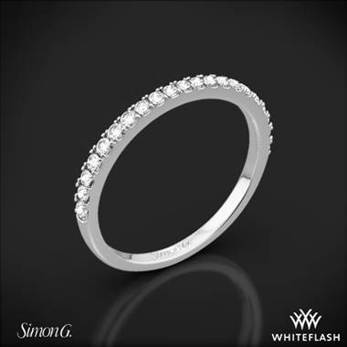 18k White Gold Simon G. MR2526 Fabled Diamond Wedding Ring