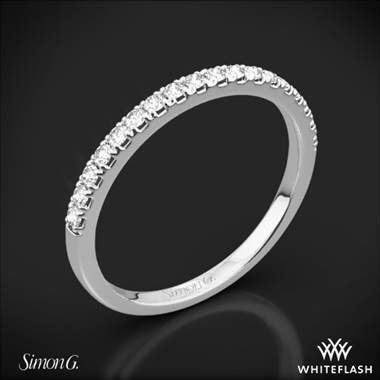 18k White Gold Simon G. MR2573 Passion Diamond Wedding Ring