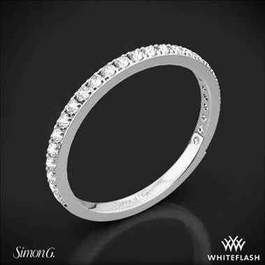 18k White Gold Simon G. PR148 Passion Diamond Wedding Ring