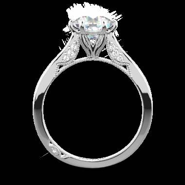 18k White Gold Tacori 2650RD Simply Tacori Solitaire Engagement Ring