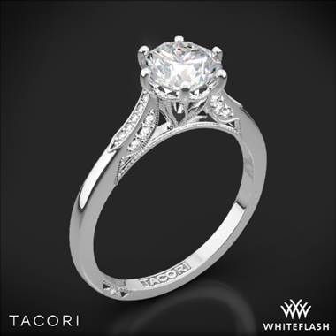 18k White Gold Tacori 2651RD Simply Tacori Diamond Engagement Ring