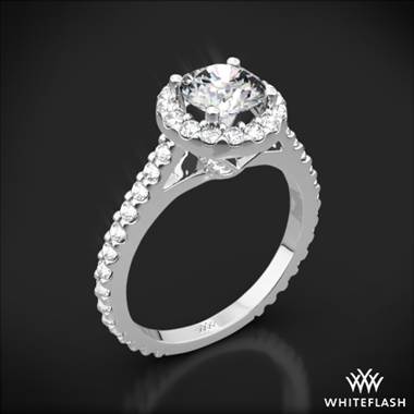 18k White Gold Valoria Amphora Diamond Engagement Ring