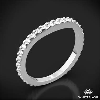 18k White Gold Valoria Amphora Diamond Wedding Ring