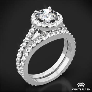 18k White Gold Valoria Amphora Diamond Wedding Set