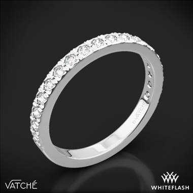 18k White Gold Vatche 1003-MB 5th Avenue Pave Diamond Wedding Ring