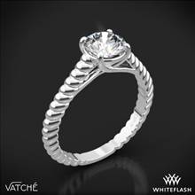 18k White Gold Vatche 1500 Splendor Solitaire Engagement Ring | Whiteflash
