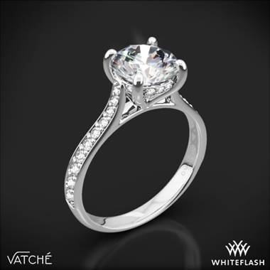 18k White Gold Vatche 1502 Saran Diamond Engagement Ring