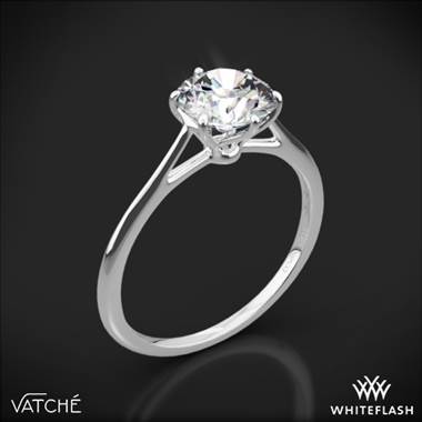 18k White Gold Vatche 1513 Felicity Solitaire Engagement Ring