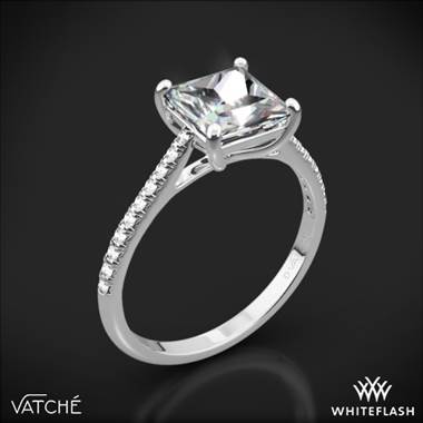 18k White Gold Vatche 1517 Aurora Diamond Engagement Ring for Princess