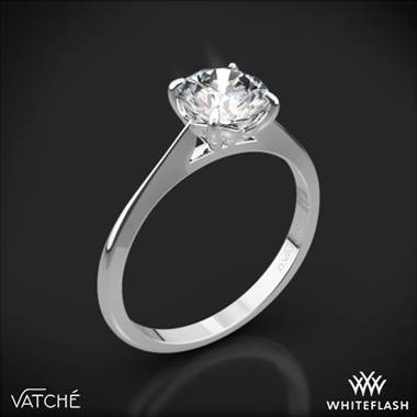 18k White Gold Vatche 1522 Bliss Solitaire Engagement Ring