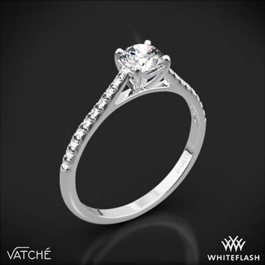 18k White Gold Vatche 1535 Melody Diamond Engagement Ring