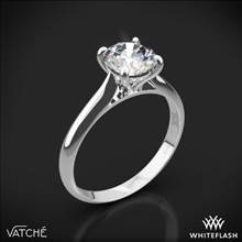 18k White Gold Vatche 187 Caroline Solitaire Engagement Ring | Whiteflash