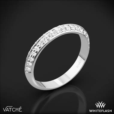 18k White Gold Vatche 193 Caroline Pave Diamond Wedding Ring
