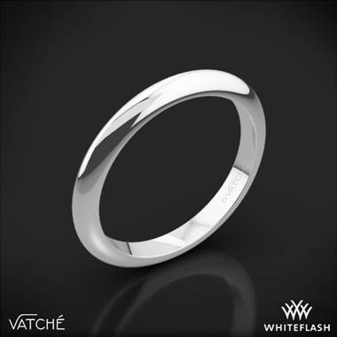 18k White Gold Vatche U-113 Knife-Edge Wedding Ring