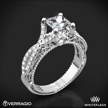 18k White Gold Verragio Venetian Lido AFN-5003-2 Diamond Engagement Ring