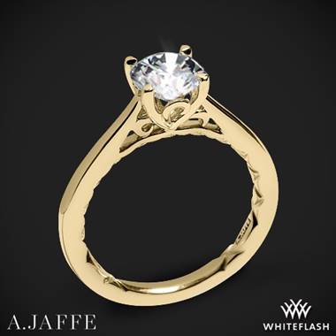 18k Yellow Gold A. Jaffe ME1569Q Seasons of Love Solitaire Engagement Ring