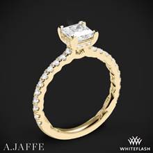 18k Yellow Gold A. Jaffe ME2251Q Diamond Engagement Ring | Whiteflash