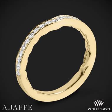 18k Yellow Gold A. Jaffe MR1569Q Seasons of Love Diamond Wedding Ring