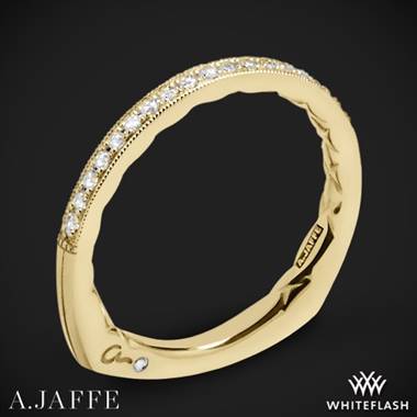 18k Yellow Gold A. Jaffe MRS753Q Seasons of Love Diamond Wedding Ring