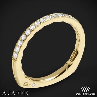 18k Yellow Gold A. Jaffe MRS754Q Seasons of Love Diamond Wedding Ring