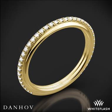 18k Yellow Gold Danhov CB118-Q Classico Her Diamond Wedding Ring