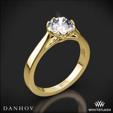 18k Yellow Gold Danhov CL140 Classico Solitaire Engagement Ring