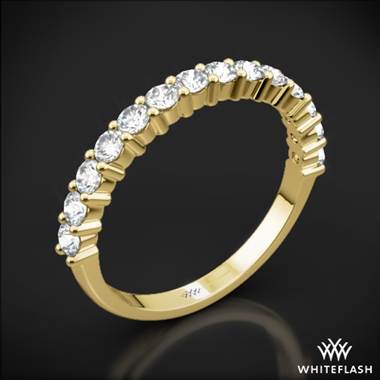 18k Yellow Gold Diamonds for an Eternity Half Diamond Wedding Ring