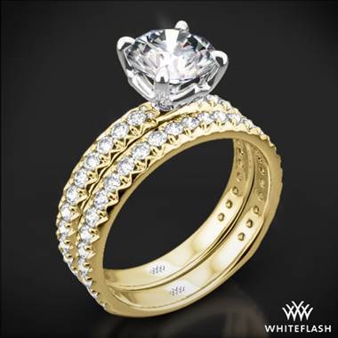 18k Yellow Gold Harmony Diamond Wedding Set