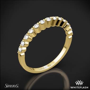 18k Yellow Gold Simon G. MR2173-D Delicate Diamond Wedding Ring