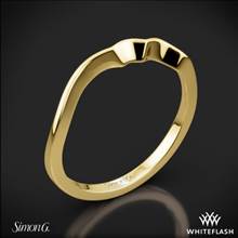 18k Yellow Gold Simon G. MR2342 Dutchess Classic Wedding Ring | Whiteflash