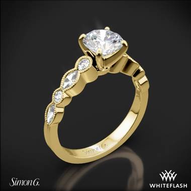 18k Yellow Gold Simon G. MR2399 Passion Diamond Engagement Ring