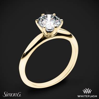 18k Yellow Gold Simon G. MR2948 Solitaire Engagement Ring