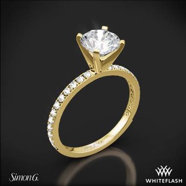 18k Yellow Gold Simon G. PR148 Passion Diamond Engagement Ring
