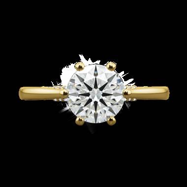 18k Yellow Gold Tacori 2650RD Simply Tacori Solitaire Engagement Ring