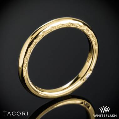 18k Yellow Gold Tacori 300-2 Starlit Wedding Ring
