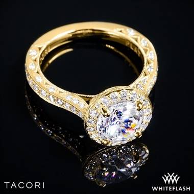 18k Yellow Gold Tacori HT2650RD RoyalT Diamond Engagement Ring