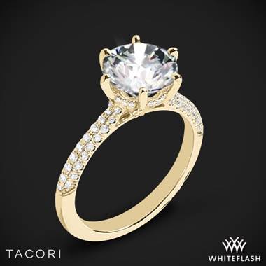 18k Yellow Gold Tacori HT2676 RoyalT Diamond Engagement Ring
