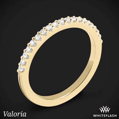 18k Yellow Gold Valoria Cathedral Matching Diamond Wedding Ring