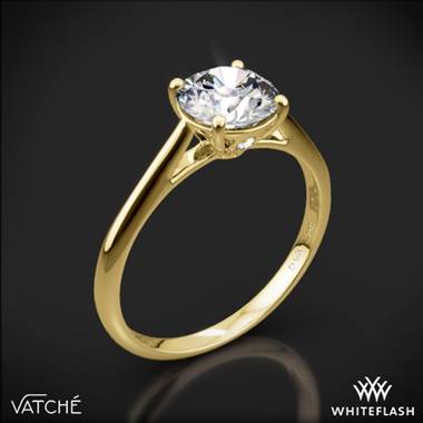 18k Yellow Gold Vatche 1516 Inara Solitaire Engagement Ring
