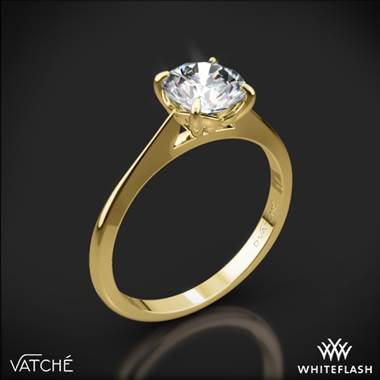 18k Yellow Gold Vatche 1522 Bliss Solitaire Engagement Ring