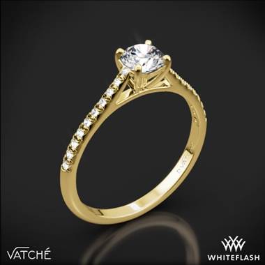 18k Yellow Gold Vatche 1535 Melody Diamond Engagement Ring
