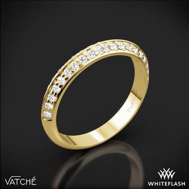 18k Yellow Gold Vatche 193 Caroline Pave Diamond Wedding Ring