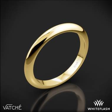 18k Yellow Gold Vatche U-113 Knife-Edge Wedding Ring
