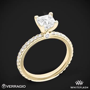 18k Yellow Gold Verragio Tradition TR150P4 Diamond 4 Prong Engagement Ring